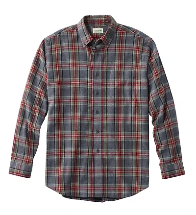 L.L. Bean Men's Scotch Plaid Traditional Fit Flannel Shirt