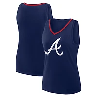 Logo Athletic Atlanta Braves Stellar Win V-Neck Tank Top