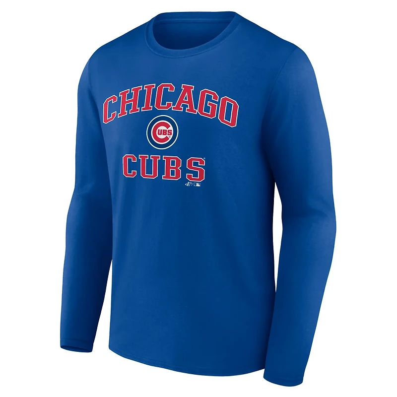 Logo Athletic Chicago Cubs Heart  Soul Long Sleeve T-Shirt