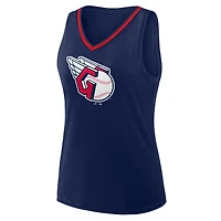 Logo Athletic Cleveland Guardians Stellar Win V-Neck Tank Top