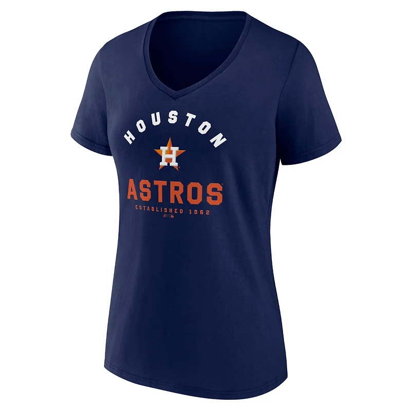 Logo Athletic Houston Astros Unrivaled V-Neck T-Shirt