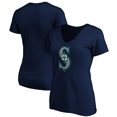 Logo Athletic Seattle Mariners Official V-Neck T-Shirt