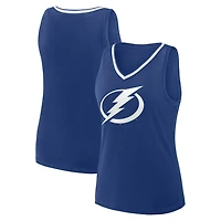 Logo Athletic Tampa Bay Lightning Stellar Win V-Neck Tank Top