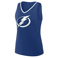 Logo Athletic Tampa Bay Lightning Stellar Win V-Neck Tank Top