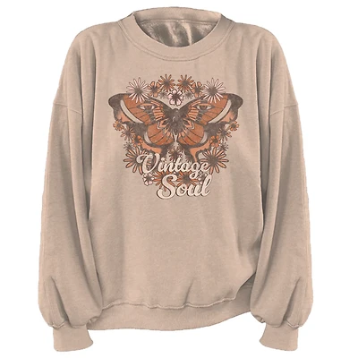 LOL VINTAGE SOUL GRAPHIC FLEECE CREW