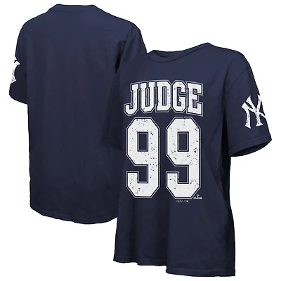 Majestic Threads Aaron Judge New York Yankees Oversized Name  Number T-Shirt