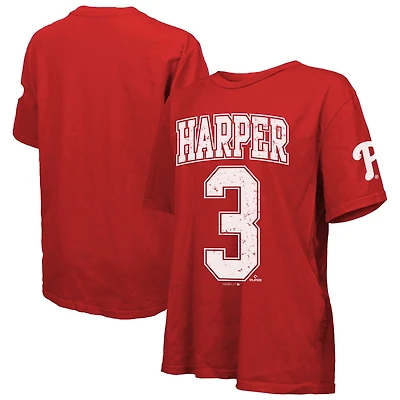 Majestic Threads Bryce Harper Philadelphia Phillies Oversized Name Number T-Shirt