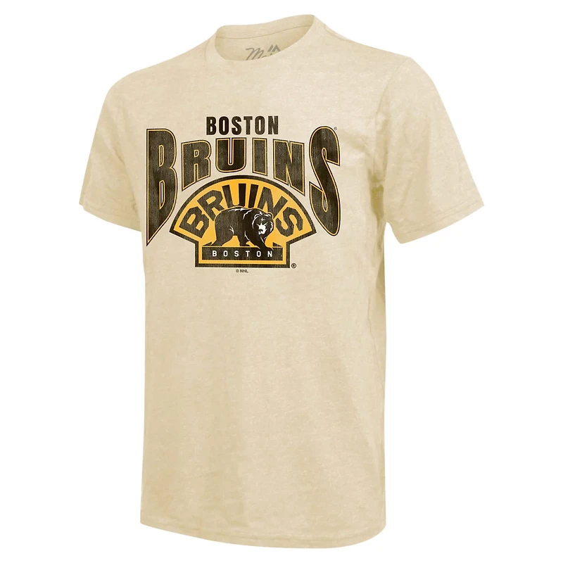 Majestic Threads David Pastrnak Boston Bruins Dynasty Name Number Tri-Blend T-Shirt