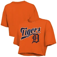Majestic Threads Detroit Tigers Boxy Crop T-Shirt