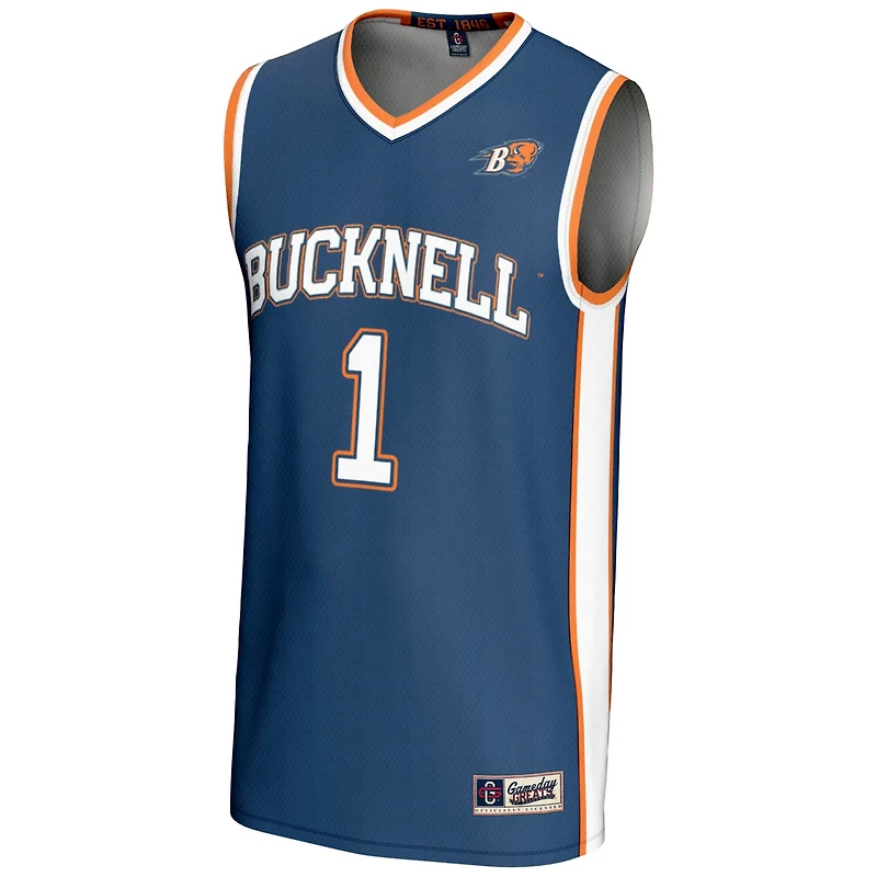 Male GameDay Greats 1 Bucknell Bison Lightweight Basketball Jersey