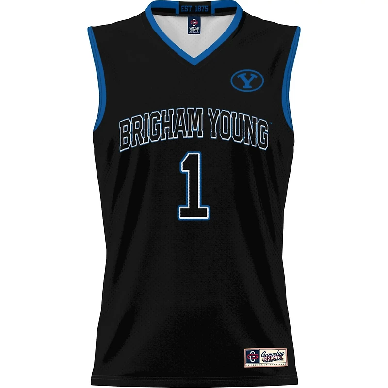 Male GameDay Greats 1 BYU Cougars Lightweight Basketball Jersey