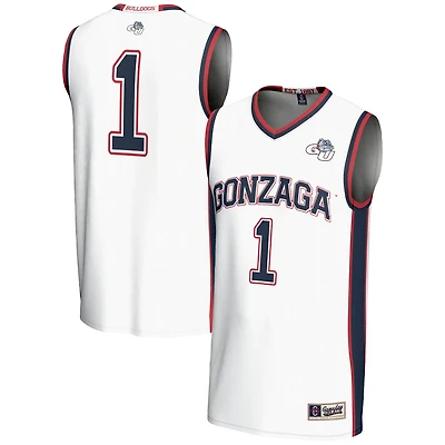 Male GameDay Greats 1 Gonzaga Bulldogs Lightweight Basketball Jersey