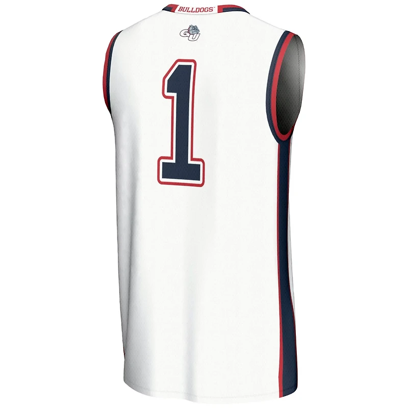 Male GameDay Greats 1 Gonzaga Bulldogs Lightweight Basketball Jersey