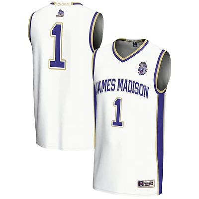 Male GameDay Greats 1 James Madison Dukes Lightweight Basketball Jersey