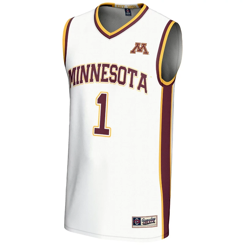 Male GameDay Greats 1 Minnesota Golden Gophers Lightweight Basketball Jersey