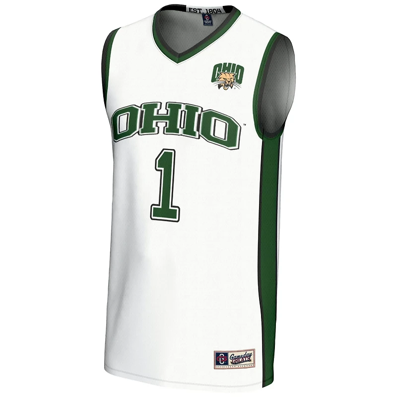 Male GameDay Greats 1 Ohio Bobcats Lightweight Basketball Jersey