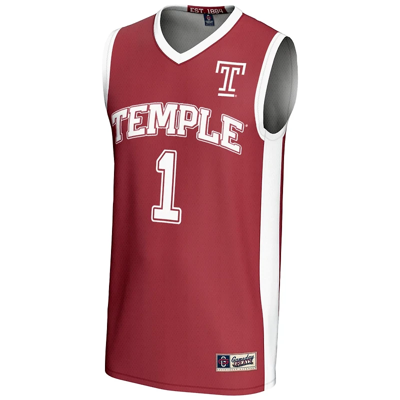 Male GameDay Greats 1 Temple Owls Lightweight Basketball Jersey