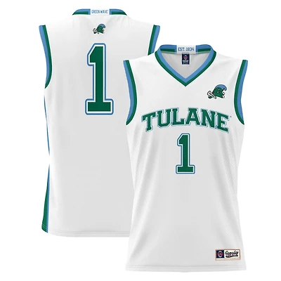 Male GameDay Greats 1 Tulane Green Wave Lightweight Basketball Jersey