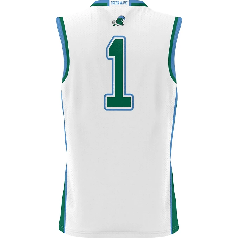 Male GameDay Greats 1 Tulane Green Wave Lightweight Basketball Jersey