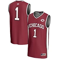 Male GameDay Greats 1 UChicago Maroons Lightweight Basketball Jersey