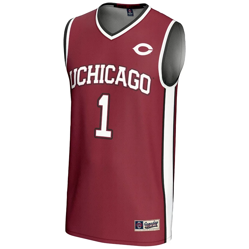 Male GameDay Greats 1 UChicago Maroons Lightweight Basketball Jersey