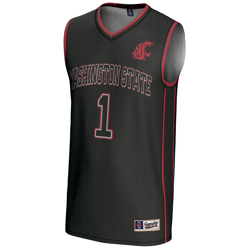 Male GameDay Greats 1 Washington State Cougars Lightweight Basketball Jersey