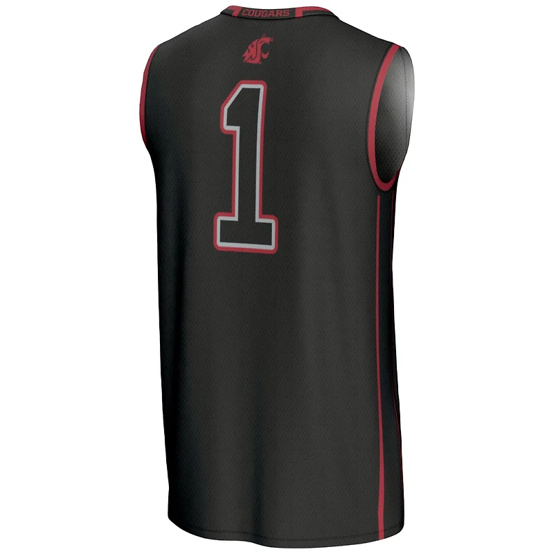 Male GameDay Greats 1 Washington State Cougars Lightweight Basketball Jersey