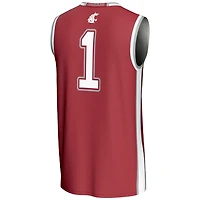 Male GameDay Greats 1 Washington State Cougars Lightweight Basketball Jersey