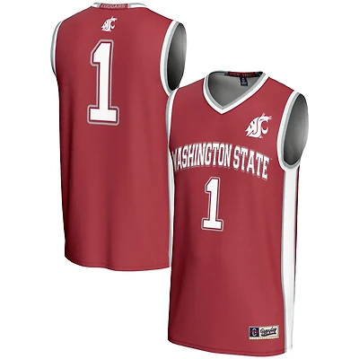 Male GameDay Greats 1 Washington State Cougars Lightweight Basketball Jersey
