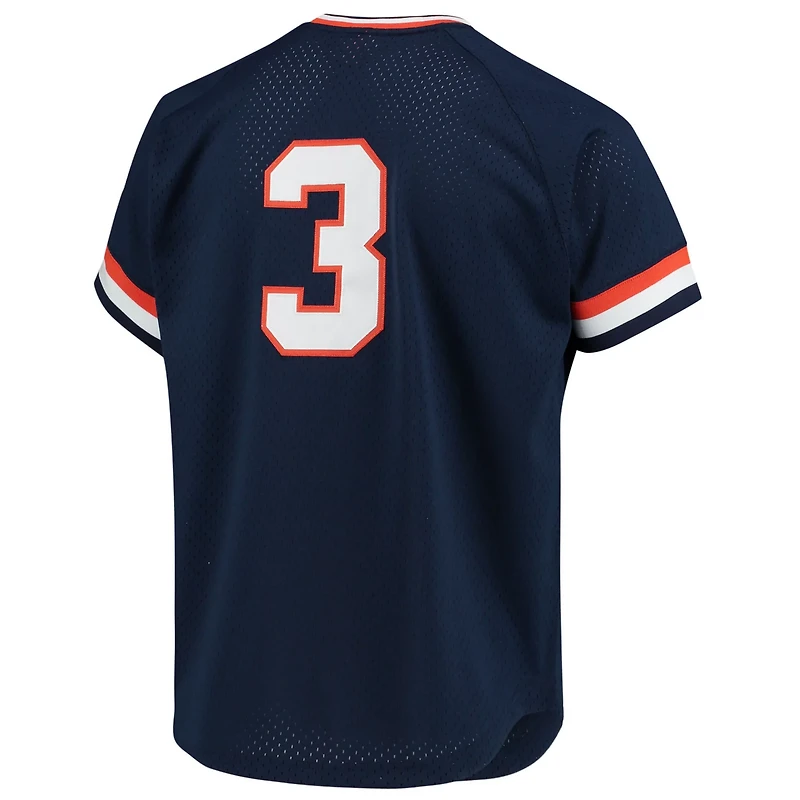 Men' s Mitchell  Ness Alan Trammell Detroit Tigers 1984 Authentic Cooperstown Collection Mesh Batting Practice Jersey