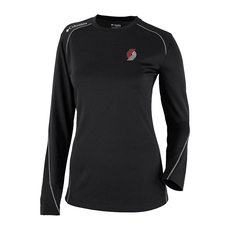Men's Columbia Portland Trail Blazers Omni-Wick Shotgun Long Sleeve Top