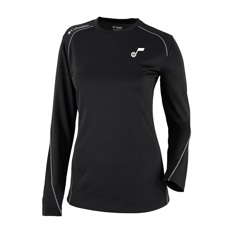 Men's Columbia Utah Jazz Omni-Wick Shotgun Long Sleeve Top