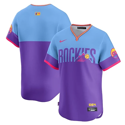 Men's Nike  Purple/Light Blue Colorado Rockies 2025 City Connect Limited Jersey