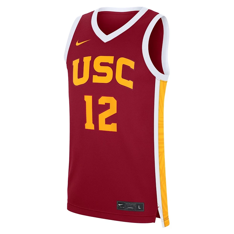 Men's Nike JuJu Watkins USC Trojans Road Replica Basketball Jersey