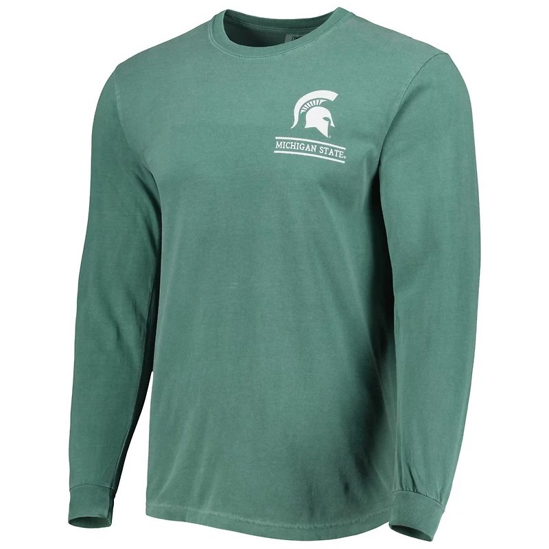 Michigan State Spartans Circle Campus Scene Long Sleeve T-Shirt