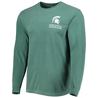 Michigan State Spartans Circle Campus Scene Long Sleeve T-Shirt