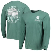 Michigan State Spartans Circle Campus Scene Long Sleeve T-Shirt