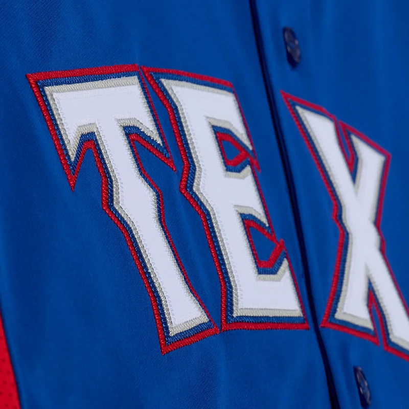 Mitchell Ness Adrian Beltre Texas Rangers Cooperstown Mesh Batting Practice Button-Up Jersey