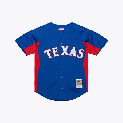 Mitchell  Ness Adrian Beltre Texas Rangers Cooperstown Mesh Batting Practice Button-Up Jersey