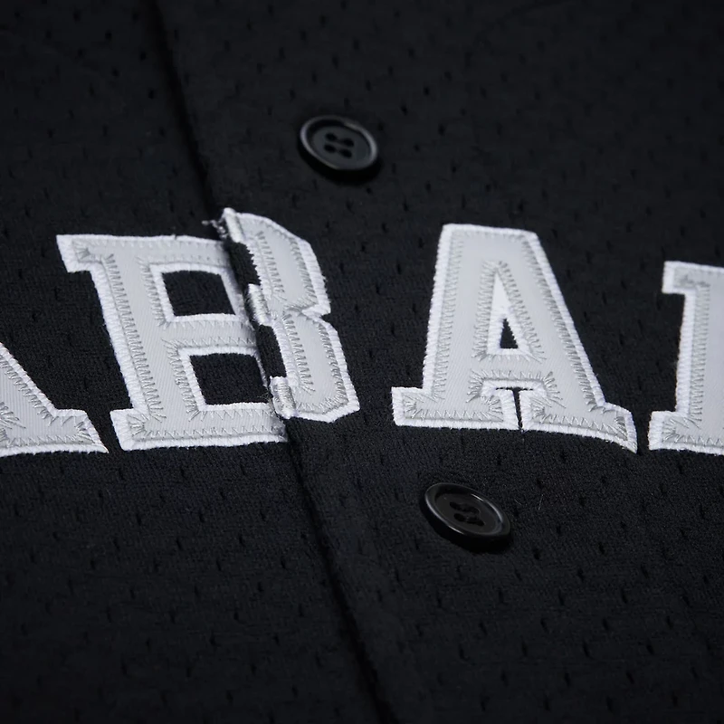 Mitchell  Ness Alabama Crimson Tide On The Clock Full-Button Fashion Jersey