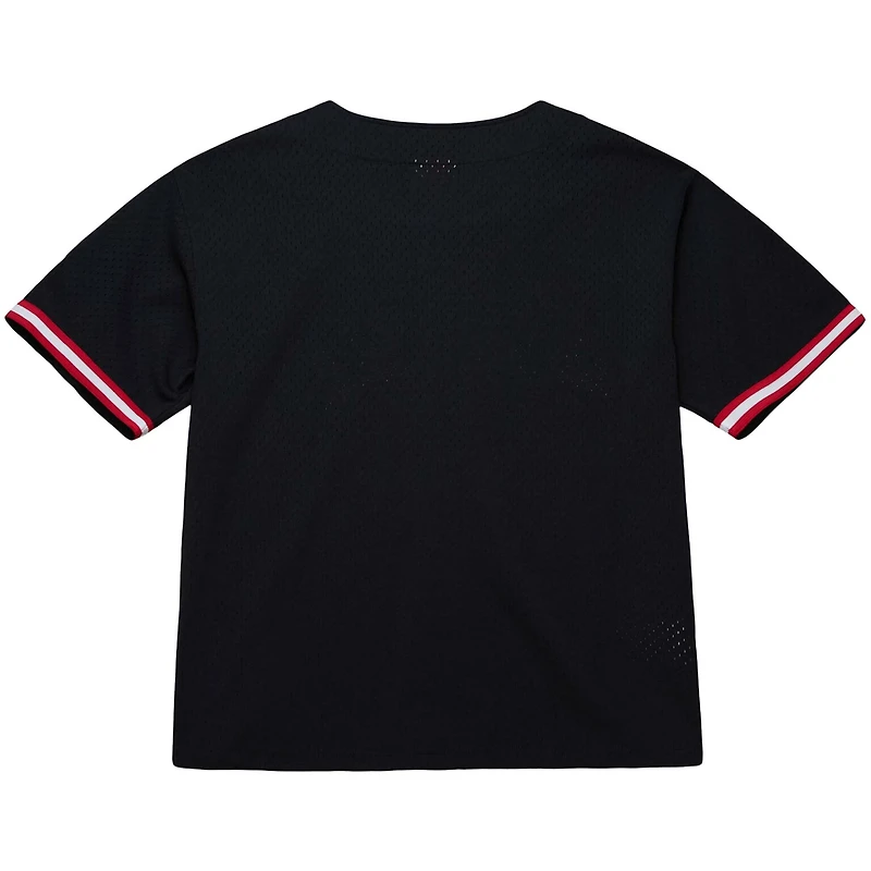 Mitchell  Ness Alabama Crimson Tide On The Clock Full-Button Fashion Jersey