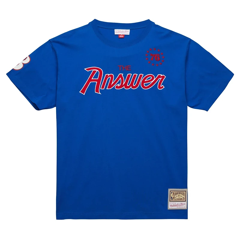 Mitchell Ness Allen Iverson Philadelphia 76ers Premium Nickname T-Shirt