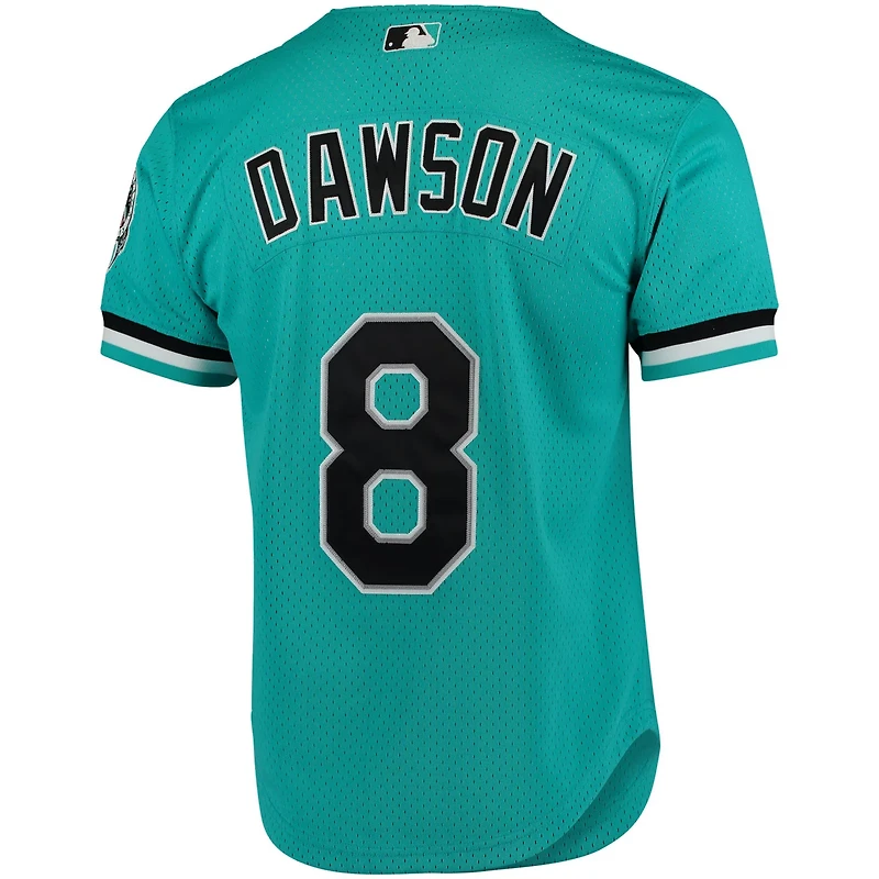Mitchell  Ness Andre Dawson Florida Marlins Cooperstown Collection Mesh Batting Practice Button-Up Jersey