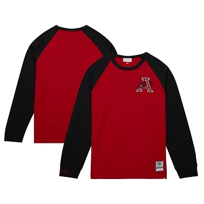 Mitchell  Ness Arkansas Razorbacks Legendary Slub Raglan Long Sleeve T-Shirt