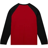 Mitchell  Ness Arkansas Razorbacks Legendary Slub Raglan Long Sleeve T-Shirt