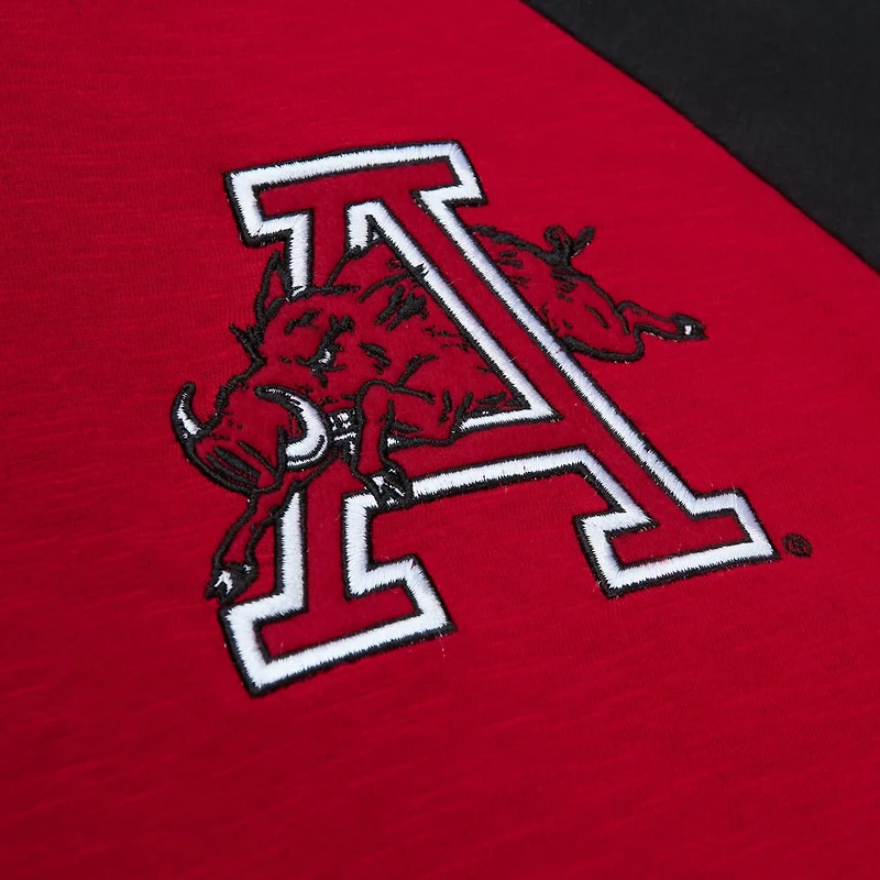 Mitchell  Ness Arkansas Razorbacks Legendary Slub Raglan Long Sleeve T-Shirt