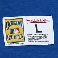Mitchell  Ness Atlanta Braves Cooperstown Collection Legendary Raglan Slub Henley 3 4-Sleeve T-Shirt