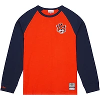 Mitchell  Ness Auburn Tigers Legendary Slub Raglan Long Sleeve T-Shirt
