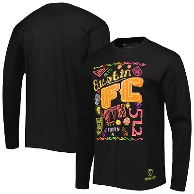 Mitchell  Ness Austin FC Papel Picado Long Sleeve T-Shirt