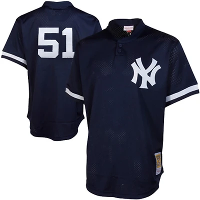 Mitchell  Ness Bernie Williams New York Yankees Cooperstown Mesh Batting Practice Jersey